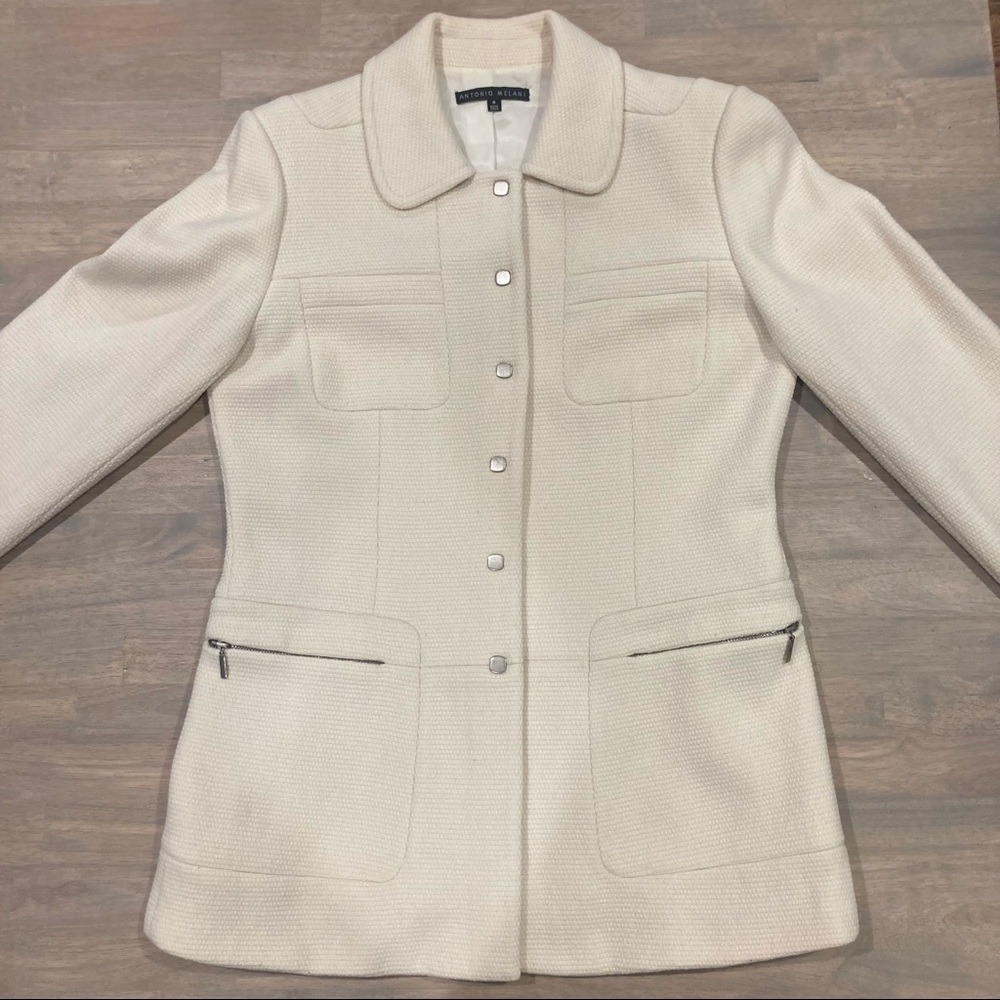 Antonio Melani Women’s Crème Blazer 8